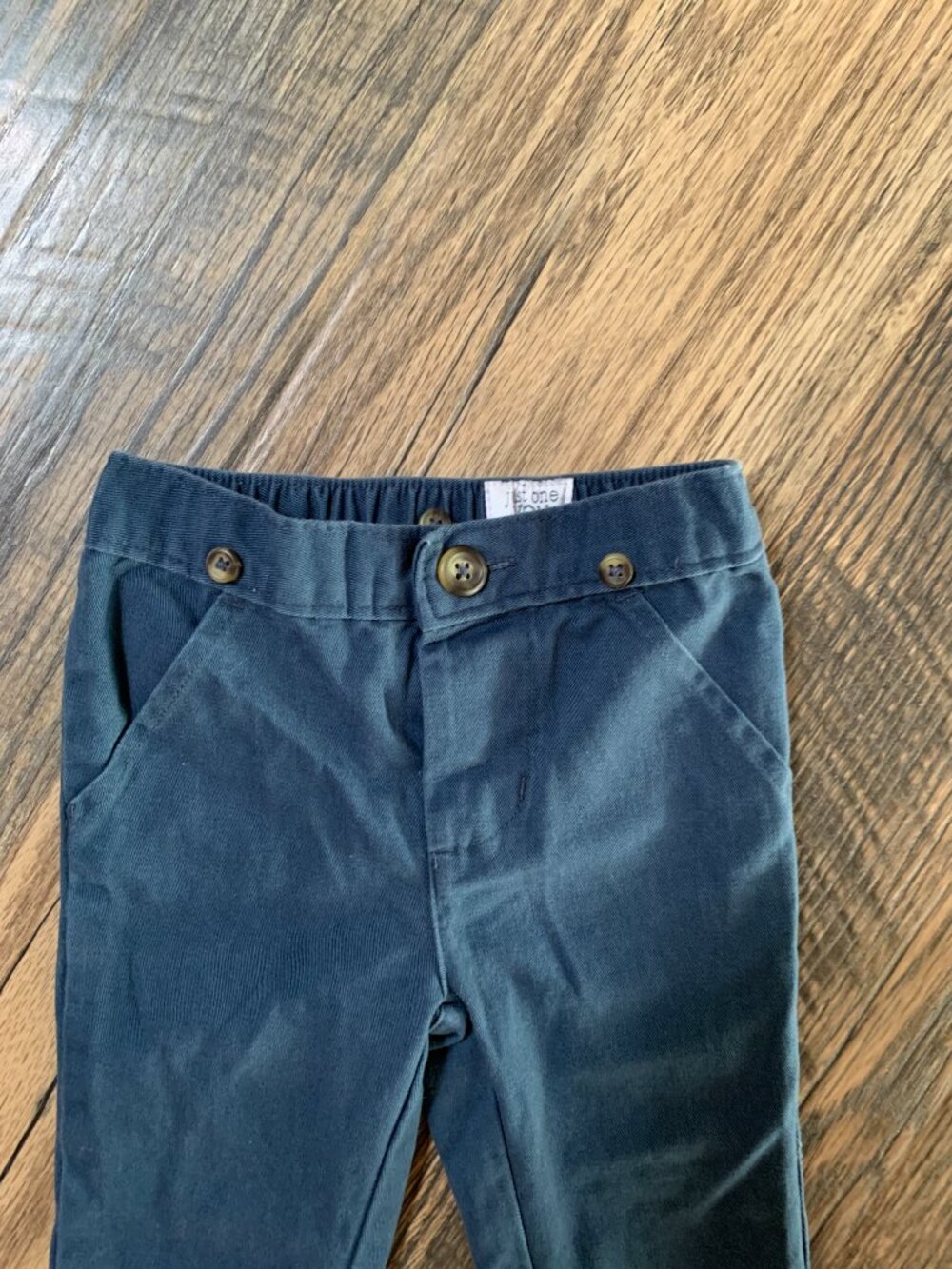 Boys size 6 months Carter's Blue Pants (2 pairs) and Red Shorts Jumper One-Piece - Picture 9 of 10